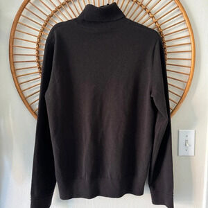 Mr.P cashmere turtle neck slim fit brown sweater Mr. Porter size M